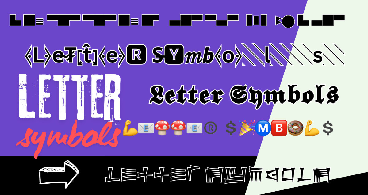 Letter Symbols feat img